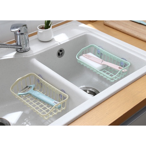 Khay Để Mớ Rửa Bát Dính Hít Siêu Chắc , Khay nhựa để xà phòng