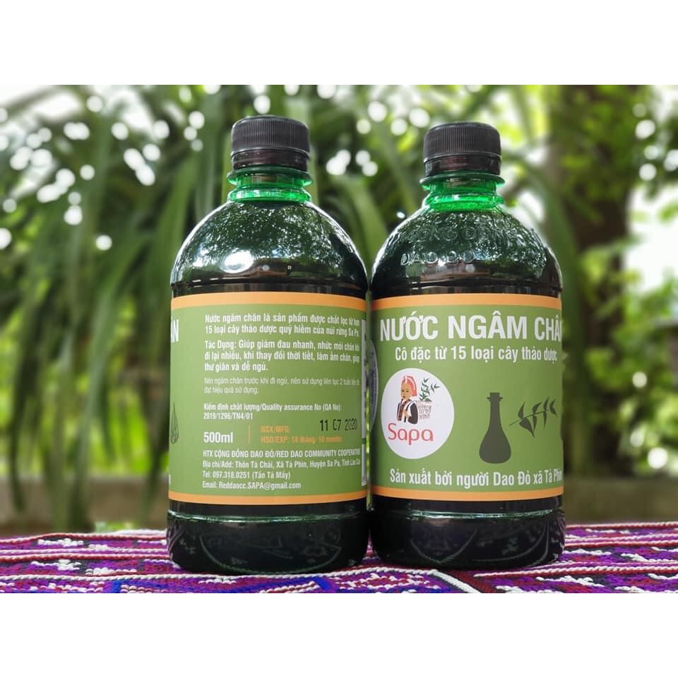 Nước Ngâm Chân Dao Đỏ Sapa - Chai 500ml - HÀNG SALE SỐC | BigBuy360 - bigbuy360.vn