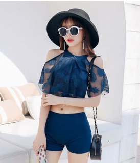 [ORDER] Set bikini 3 chi tiết 4 màu ren