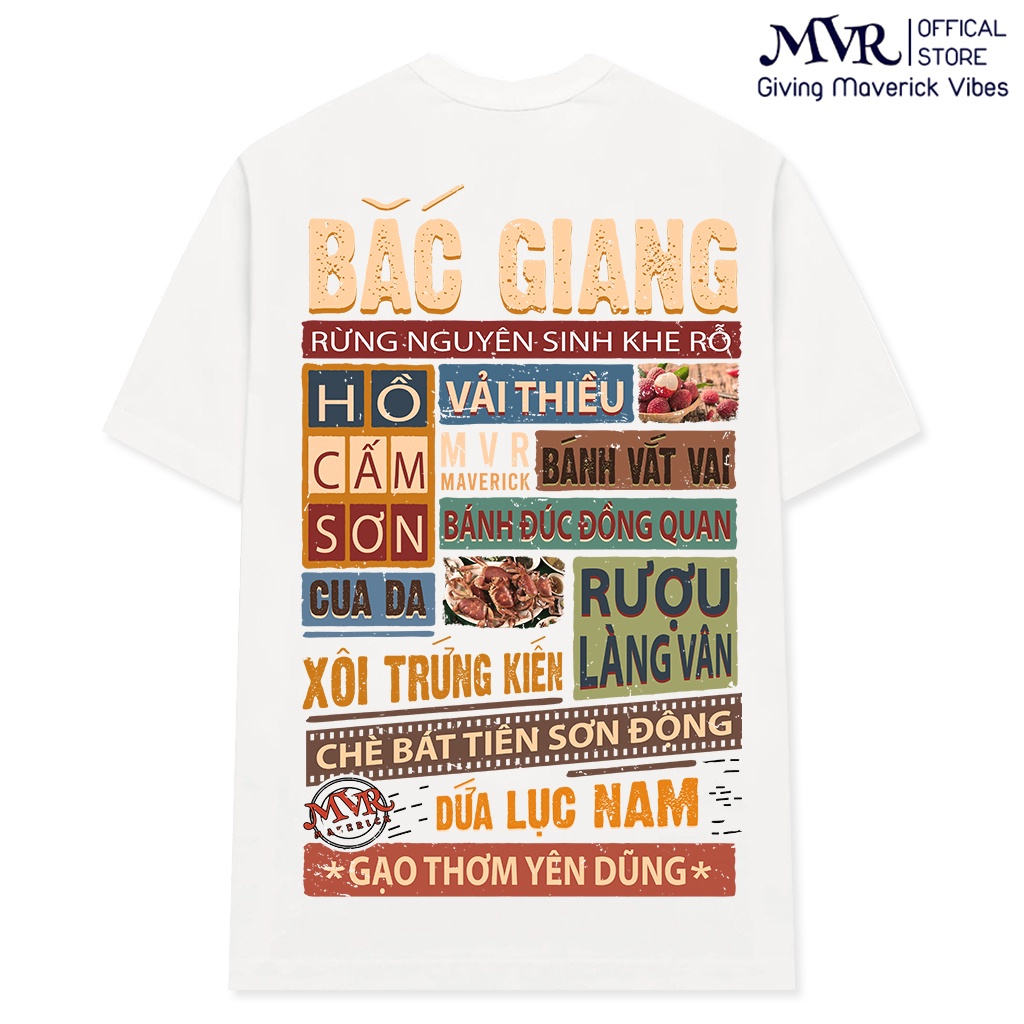 Áo thun in 2 mặt Unisex phông rộng tay lỡ cotton Bắc Giang ao cặp gia đình fact UNDER MVR BB4178