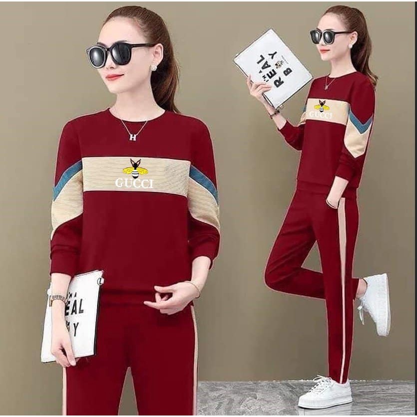 Đồ Bộ Dài Tay Logo Thêu - SP Y Hình