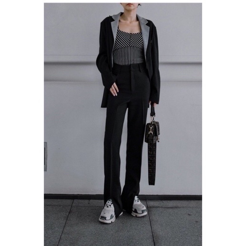 Quần tây nữ quần ống loe xe gấu siêu hót mã mới 89