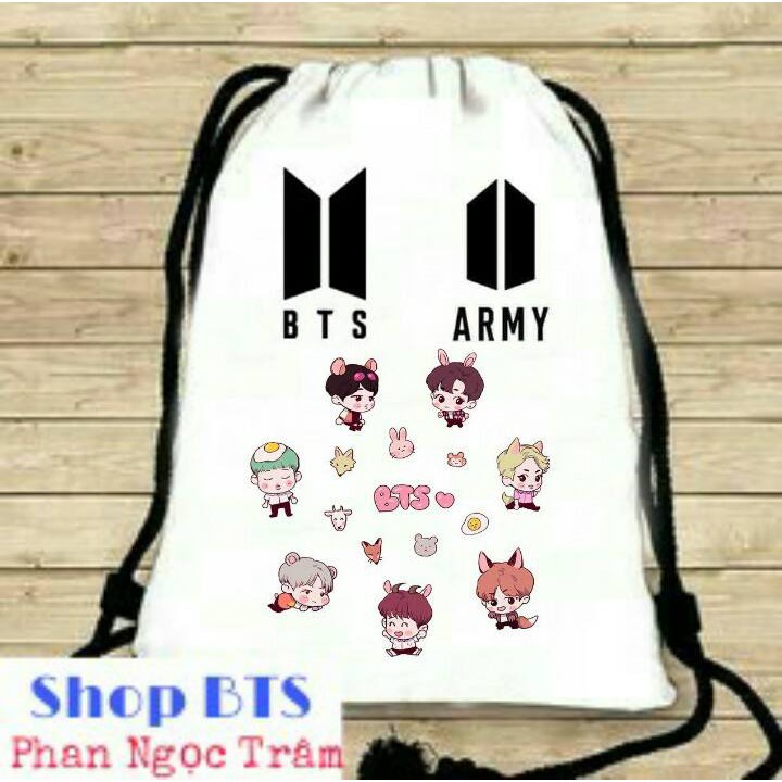 ba lô dây rút in theo yêu cầu