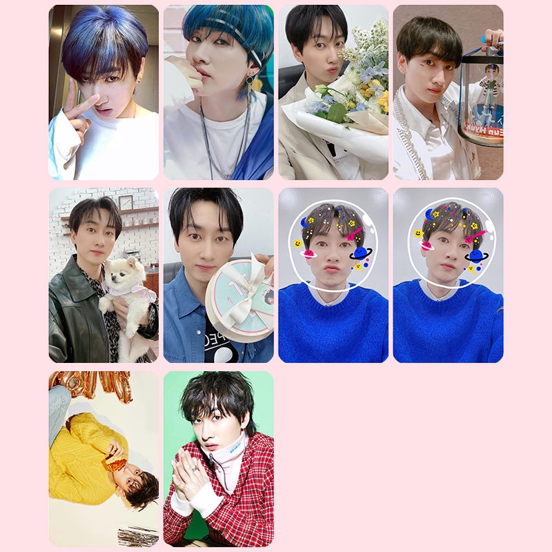 Set 10 Thẻ Dán Hình Super Junior KPOP