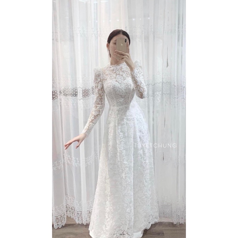 Ren thêu hoa cos 6 mau may áo,váy,áo dài siêu xinh