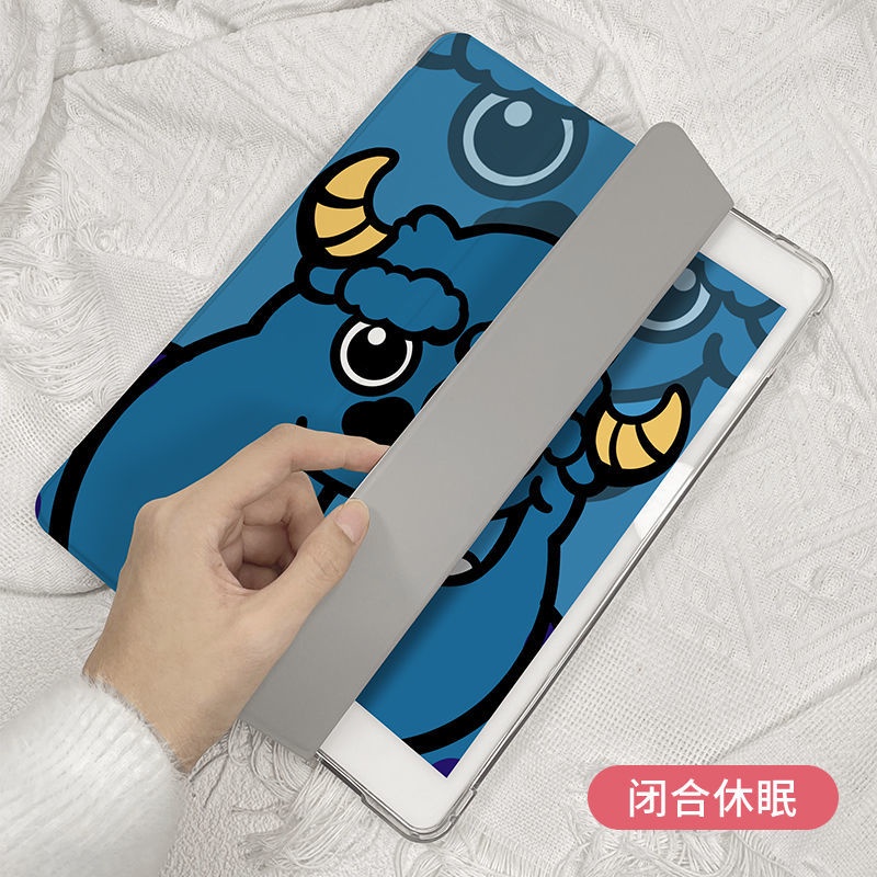 Bao Da Máy Tính Bảng Họa Tiết Cậu Bé Mắt To Cho Ipad 9 5 / 6 / 7 / 8 / 9th Gen Mini4 / 5 / 6 Air1 / 2 / 3 / 4 / 5 Pro 10.5 '' 11 '' 12.9 '' 2018 2020 2021