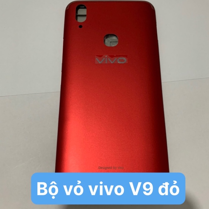 Bộ vỏ điện thoại full zin Vivo V9 / Y85A ( dùng chung) - bộ gồm lưng, sường, phím bấm, kính camera