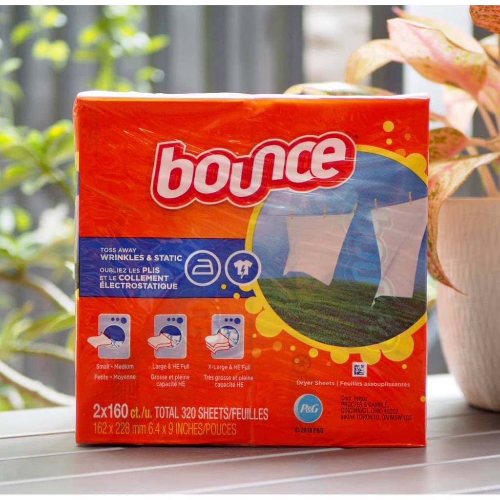 Giấy thơm 10 tờ Bounce chính hãng nhập Mỹ