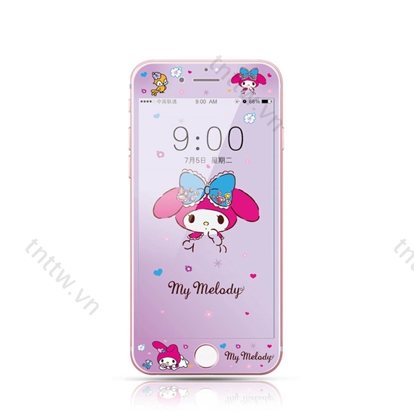 Kính cường lực họa tiết hoạt hình bảo vệ toàn màn hình thích hợp cho iphone 6 6s i8 i7 plus Iphone8 Iphone7 Plus Se2