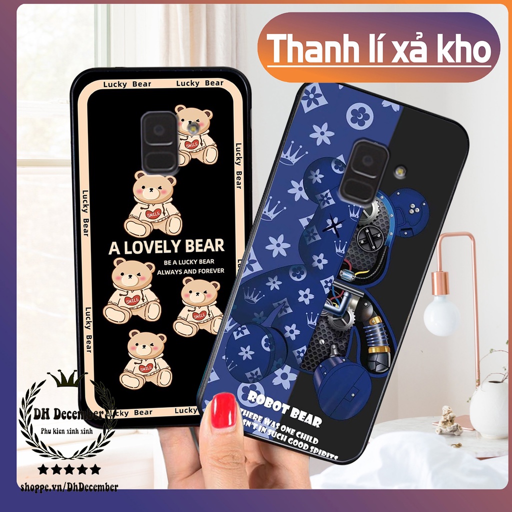 Ốp lưng Samsung A6 / A8 2018 / A6 /A8 PLUS / A5 2018 in hình 3D lucky, gấu Beer xinh xắn - KHÔNG NÊN BỎ LỠ