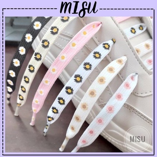 Dây Giày Unisex In Hoa Cúc Nhiều Màu Lựa Chọn, Phụ Kiện Giày Sneakers - Misushop