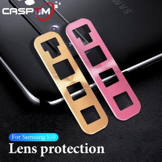 Back Lens Screen Protector For Samsung Galaxy A30 A50 S10 Plus S10E Full Cover Aluminum Ring Case