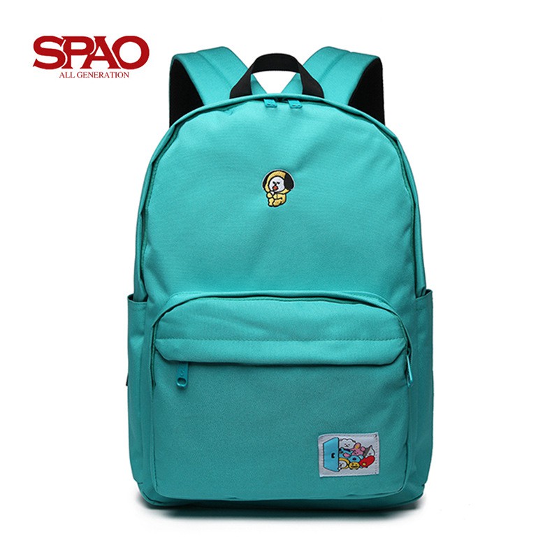 Ba lô BTS CHIMMY JIMIN in hình We Bare Bears xinh xắn cho nữ