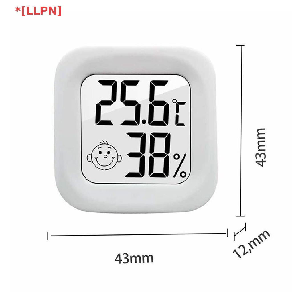 Nhiệt Kế Điện Tử Màn Hình LCD Kỹ Thuật Số Đo Nhiệt Độ Và Độ Ẩm Tiện Dụng Cho Gia Đình