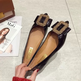 Giày búp bê nữ da mềm