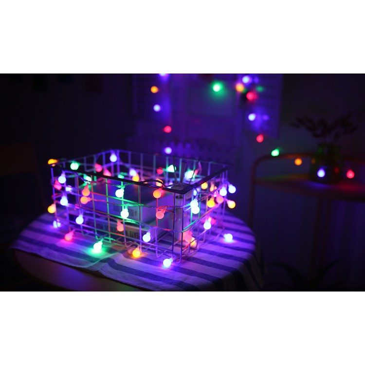 Đèn led trang trí lều trại, giáng sinh bóng bi