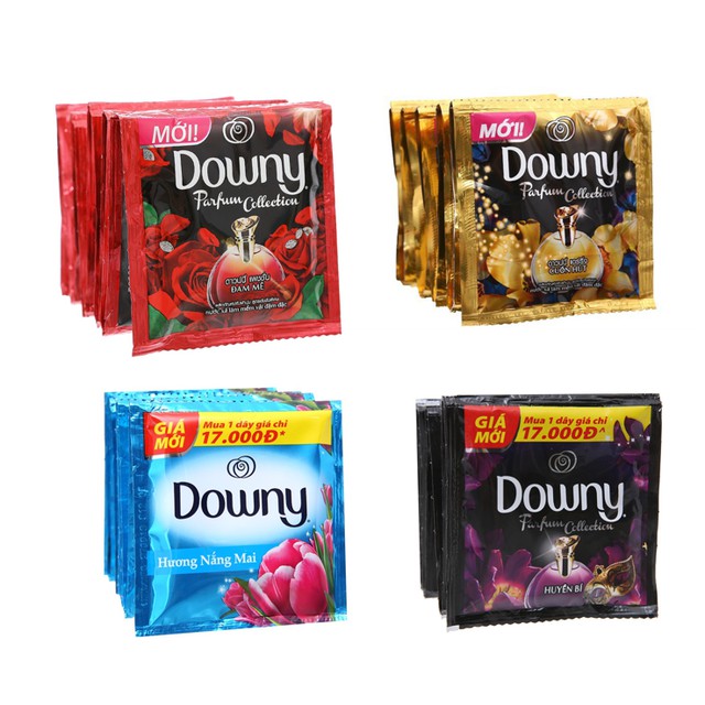 Combo 5 gói nước xả vải Downy 20ml hương thơm lâu bền