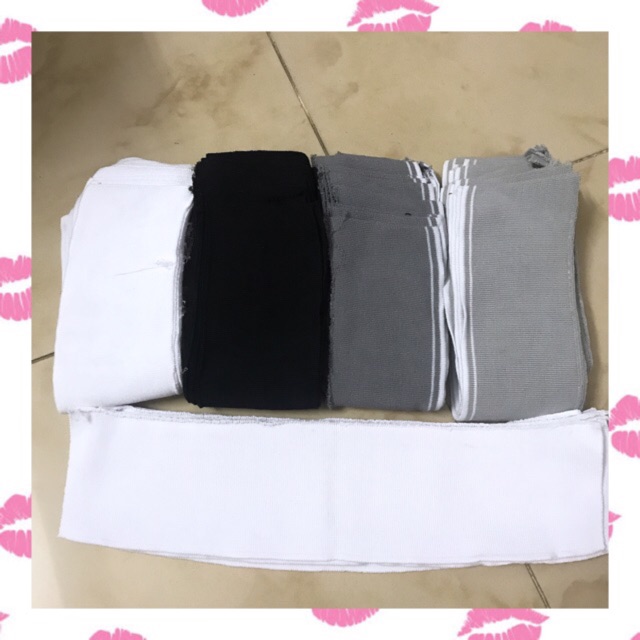 Bo cổ làm áo thun bán 1 cái rộng 8-9cm dài 37-38cm