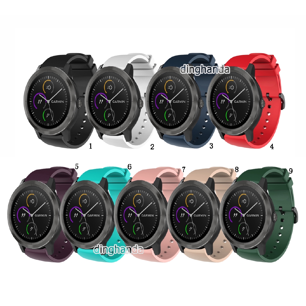 Dây Đeo Silicon Cho Đồng Hồ Thông Minh Garmin Vivoactive 3