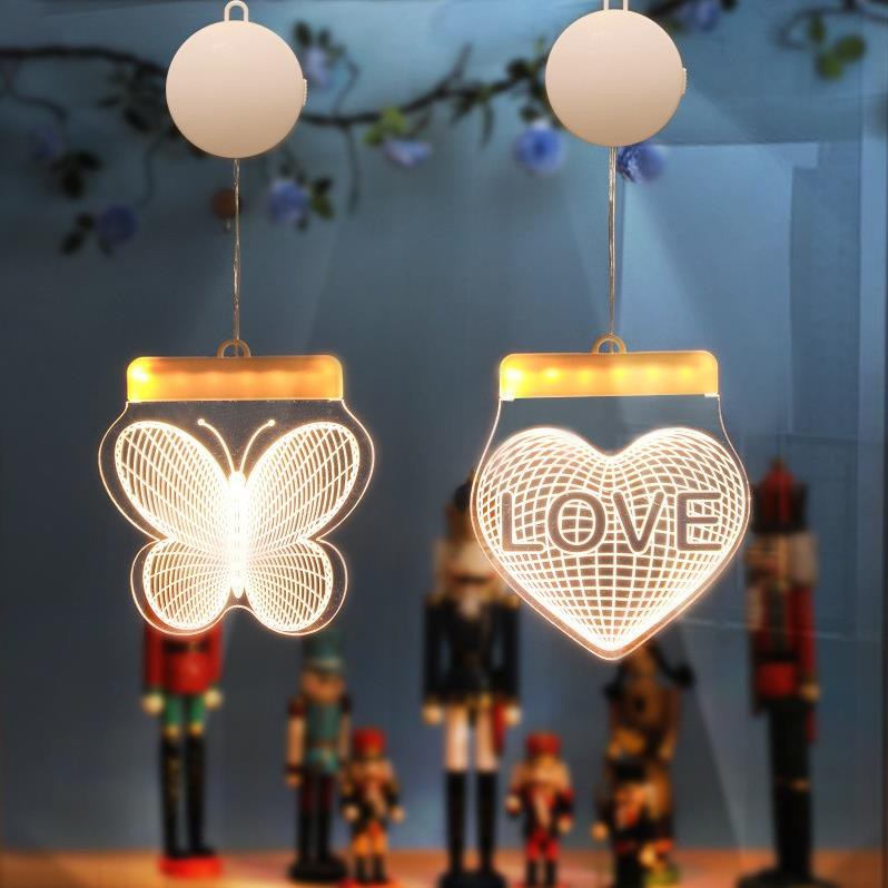 [LHSP28]Đèn led trang trí ️Happyhome 🎊️🤹️🎉 [SIÊU ĐẸP] 💟💌💘 Đèn led trang trí kiểu treo trần