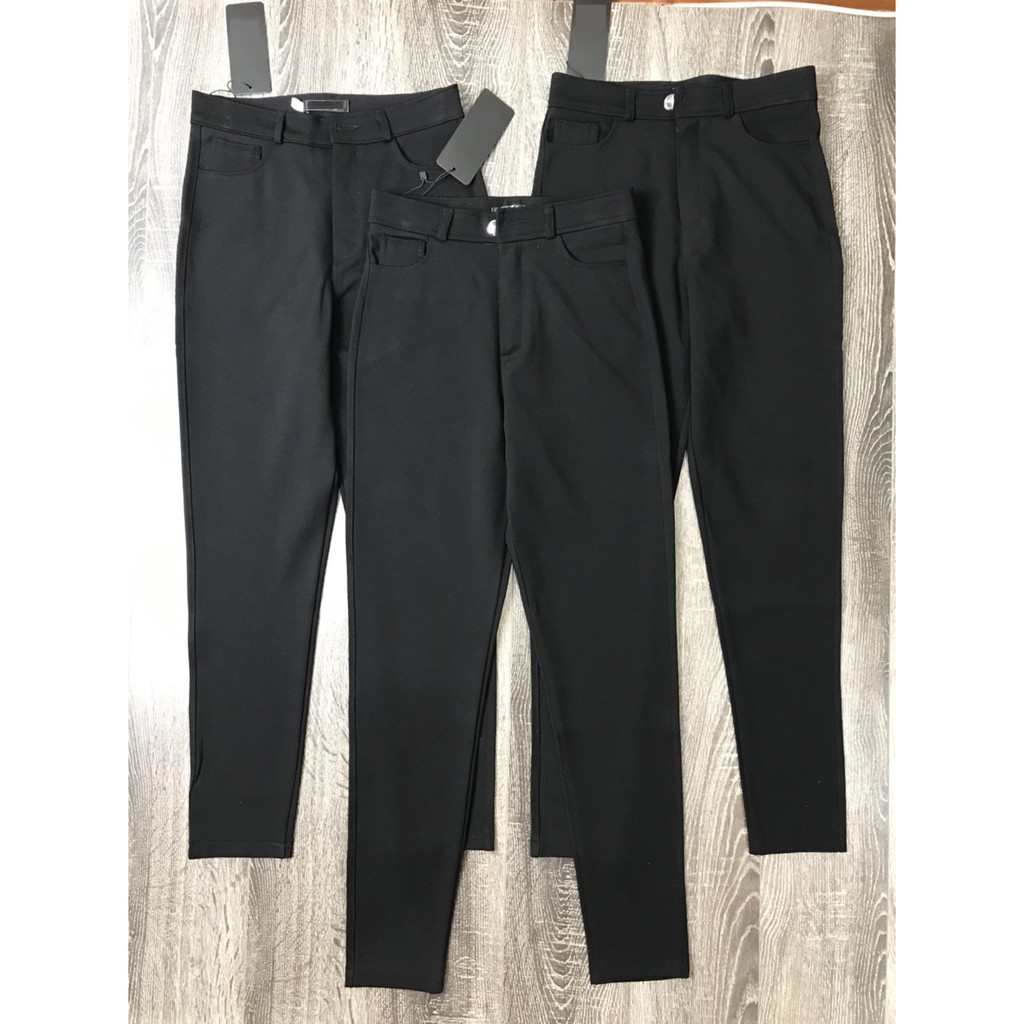 Quần tregging nữ công sở Hiền Trần BOUTIQUE cạp cao, khóa kéo vải dày dặn co giãn, mặc tôn dáng | BigBuy360 - bigbuy360.vn