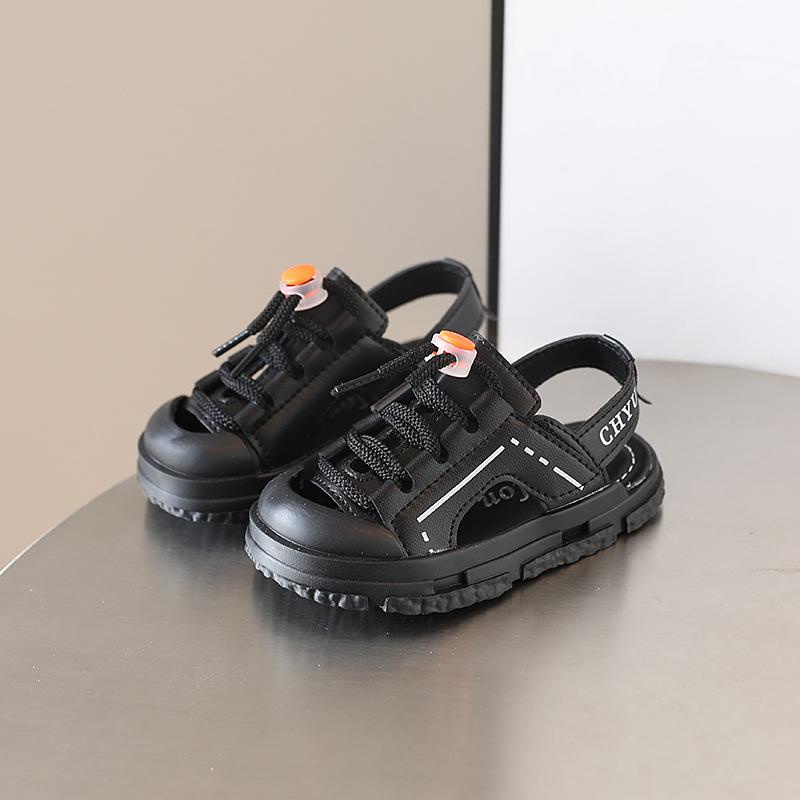 Giày Sandal Dây Rút Da Siêu Mềm Cho Bé Hàng Fullbox Cực Xịn