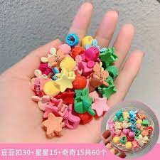 Set Kẹp Tóc Hình Hoa Mini Dễ Thương Xinh Xắn Phong Cách Hàn Quốc set 50 chiếc