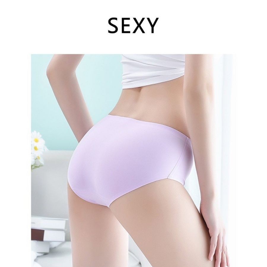 Quần lót su quần lót nữ thun lạnh trơn không đường may có tới bigsize ESHOP QL38