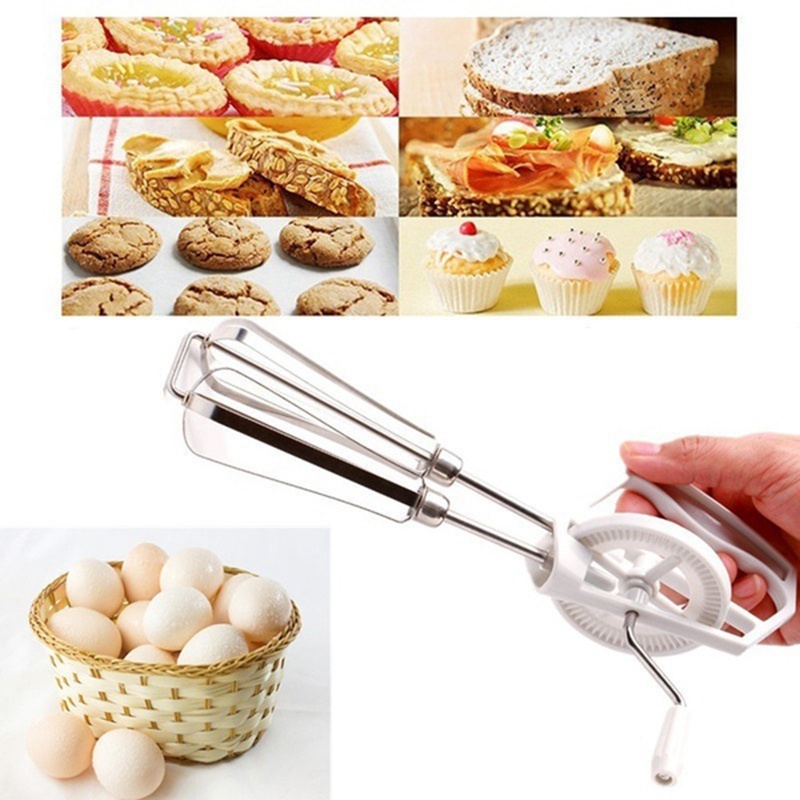 Dụng Cụ Đánh Trứng Cầm Tay Bằng Thép Không Gỉ