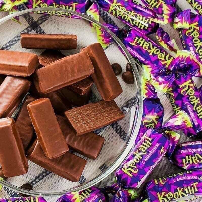 Kẹo Tím Nga Socola Hạnh Nhân KPOKAHT 500Gram