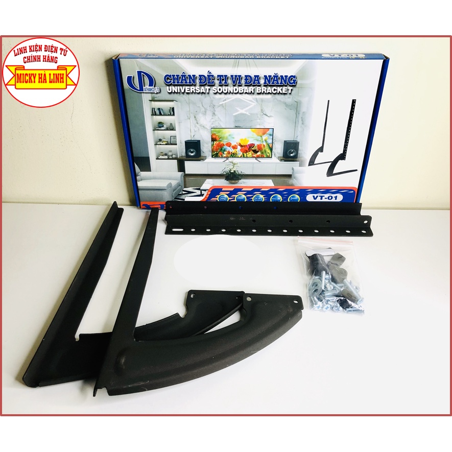 Chân đế tivi đa năng VT01/02 dùng cho tivi 19-32 inch, 36-75 inch