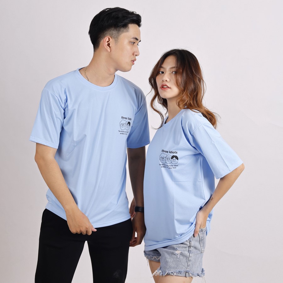 Áo thun thời trang nam nữ MĐ A601 form rộng tay lỡ