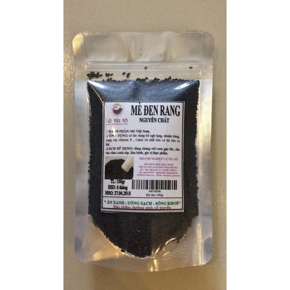 Mè đen rang 100g