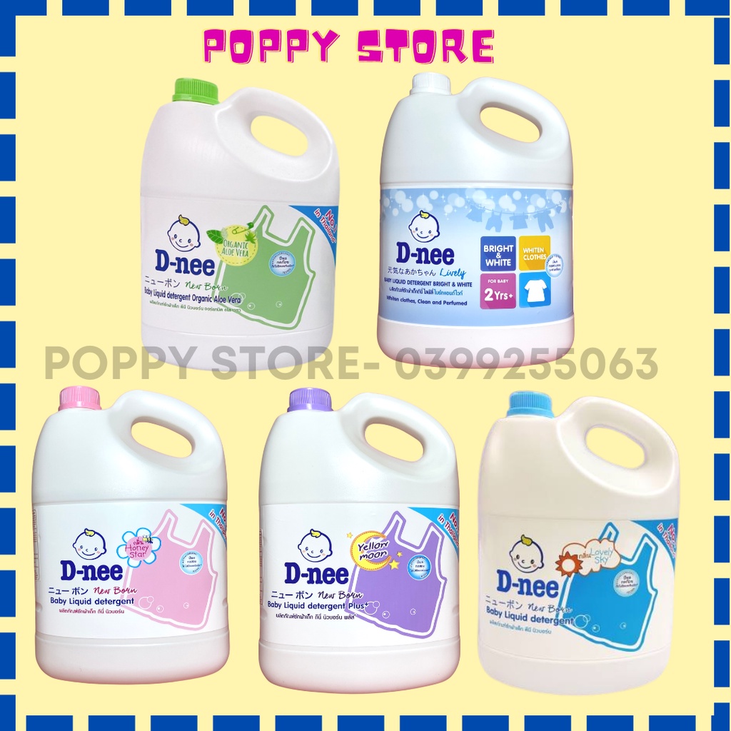 Nước Giặt Dnee Thái Chính Hãng Tem Đại Thịnh 3000ml