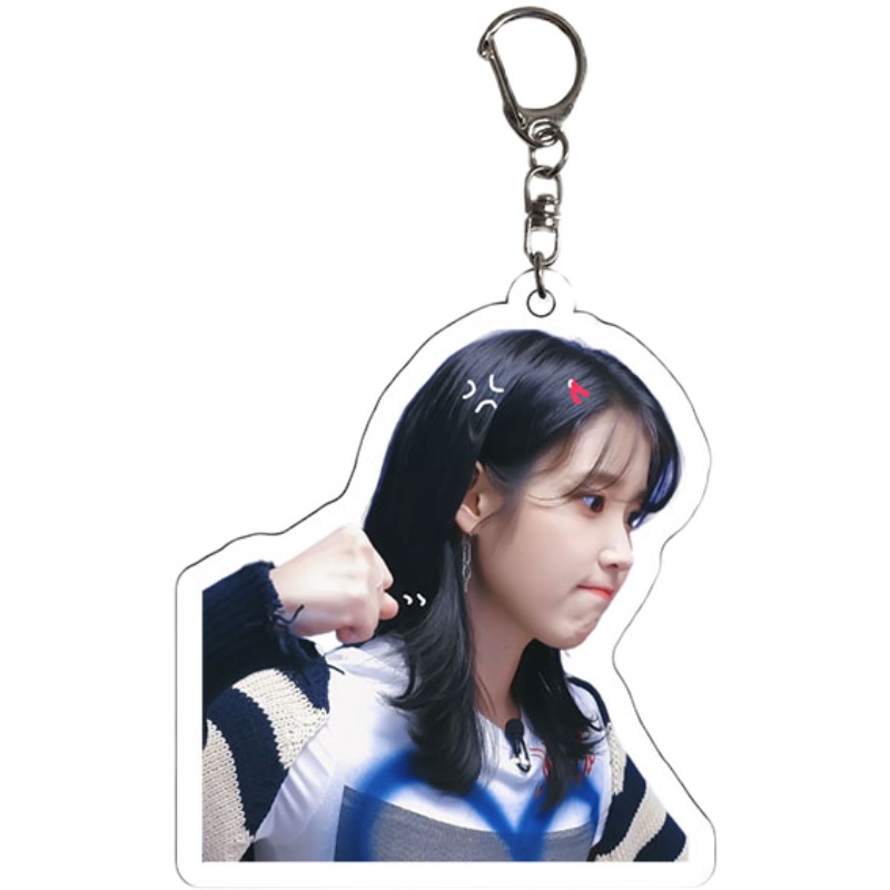 Móc Khóa Hai Mặt Chất Liệu Acrylic