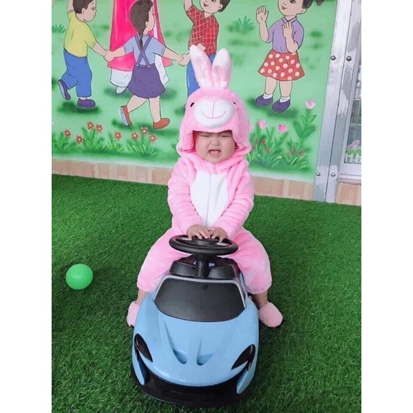 Bộ quần áo liền thân hình ngộ nghĩnh cho bé