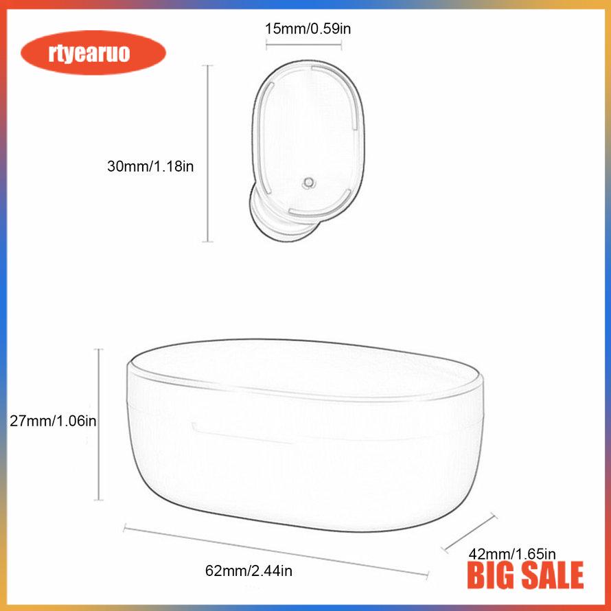 Stereo Earbud Headphones In-ear Earphones Wireless Earphones With Charging Box