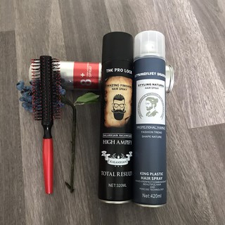 Combo 3 Gôm XỊt Tóc Buttrefly Shadow+ THE PRO LOCK+8+ Spray