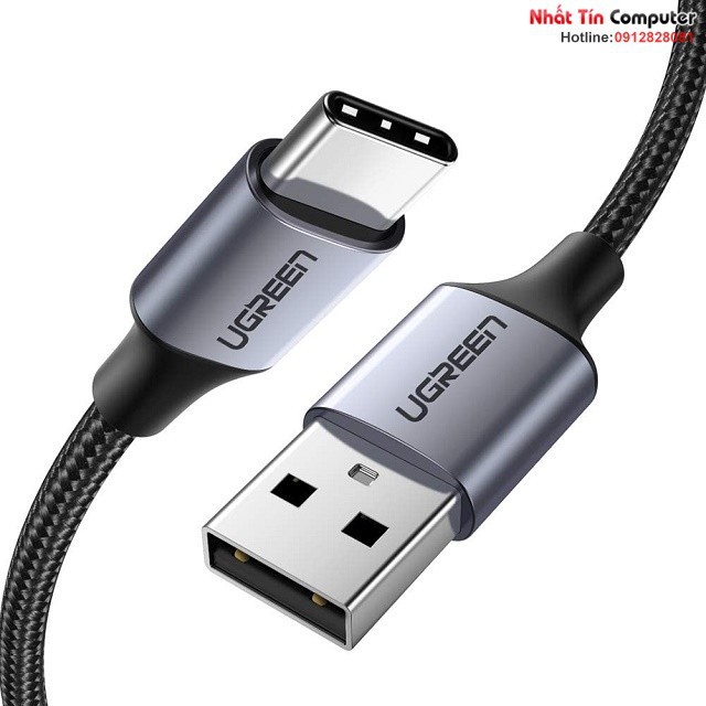 Cáp sạc nhanh USB Type C dài 0,25m đến 2m Ugreen 60124/60125/60126/60127/60128