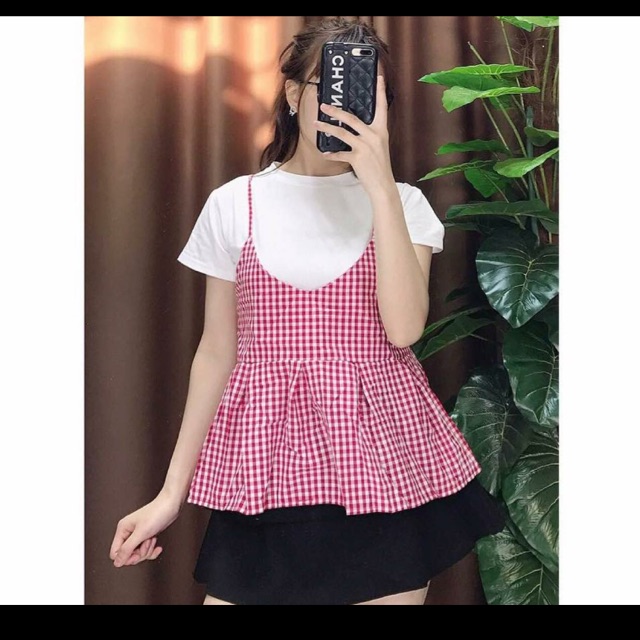 Áo yếm kèm áo phông