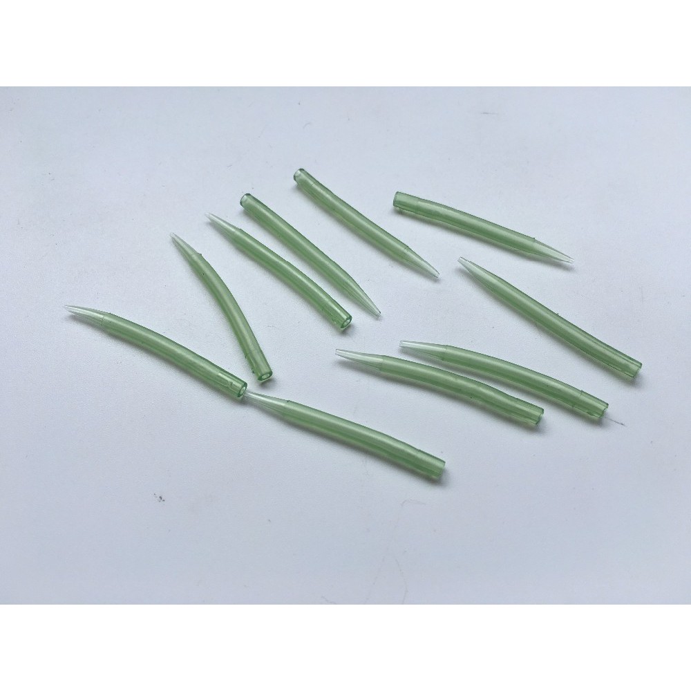 Set 50 phụ kiện nối móc câu cá chống rối màu nâu nhạt 37mm 54mm