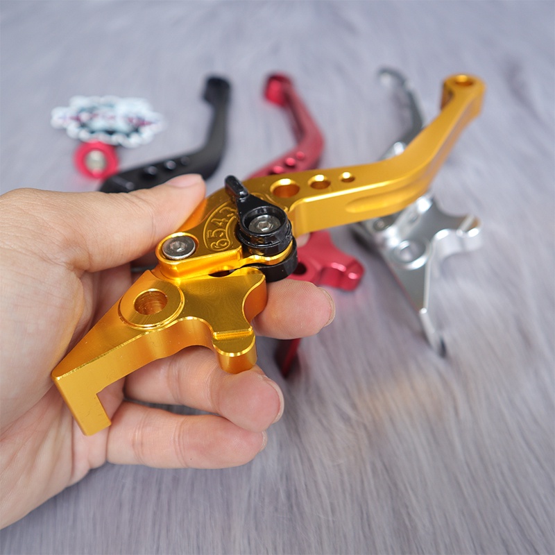 Tay thắng 6 số CNC lắp nhiều xe, tay thắng màu