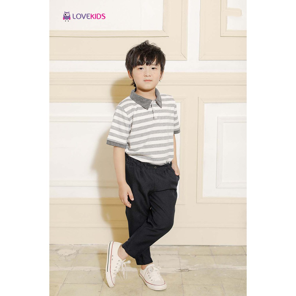 [MINIU] Áo polo kẻ ngang bé trai và bố MNB20ST002 - Lovekids