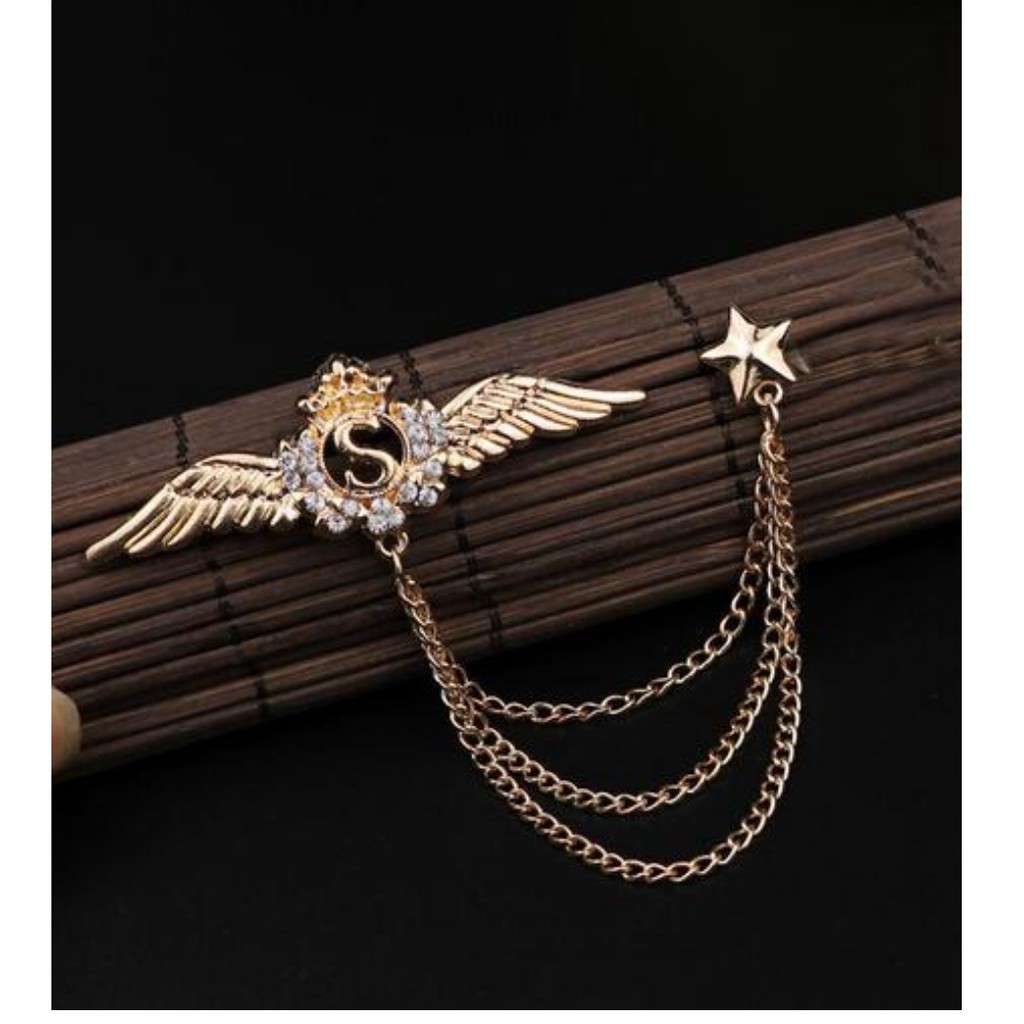 Cài Áo ANGEL WINGS Cá Tính  Thời Trang Âu  Mỹ