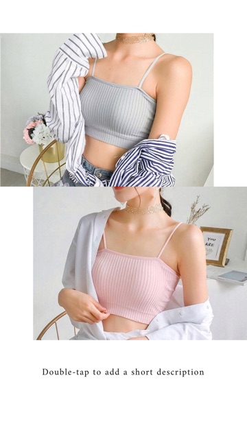 [SiÊU RẺ ĐẸP] Áo Bra Cotton 2 Dây Gân Tăm Trẻ Trung 809 | BigBuy360 - bigbuy360.vn