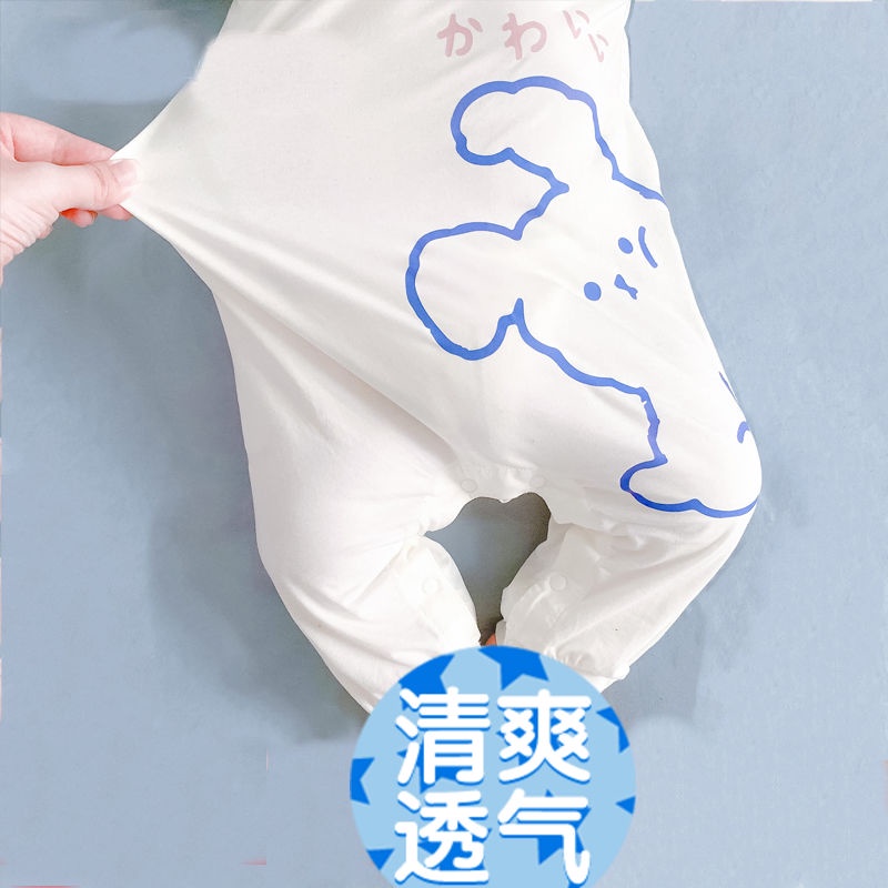 ✨Hàng Có Sẵn✨ Áo Liền Quần Ngủ Liền Thân Mỏng Tay Dài Điều Hòa Không Khí Thời Trang Xuân Thu 2022 Cho Bé Sơ Sinh