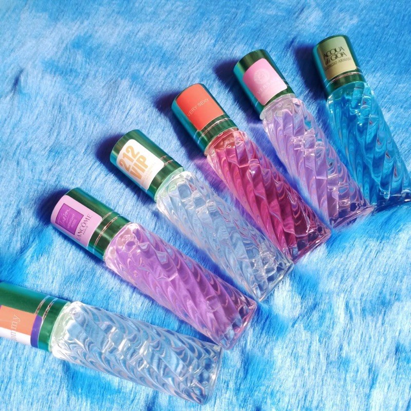 (giá sỉ) combo 6 chai nước hoa lăn mini tháp thơm cực lâu dành cho nam và nữ điều được