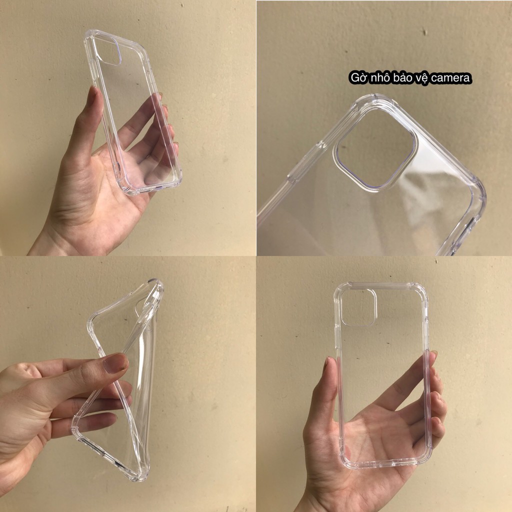 Ốp silicon dẻo chống sốc Va đập Chính Hãng Leeu từ 7 đến 11 pro max