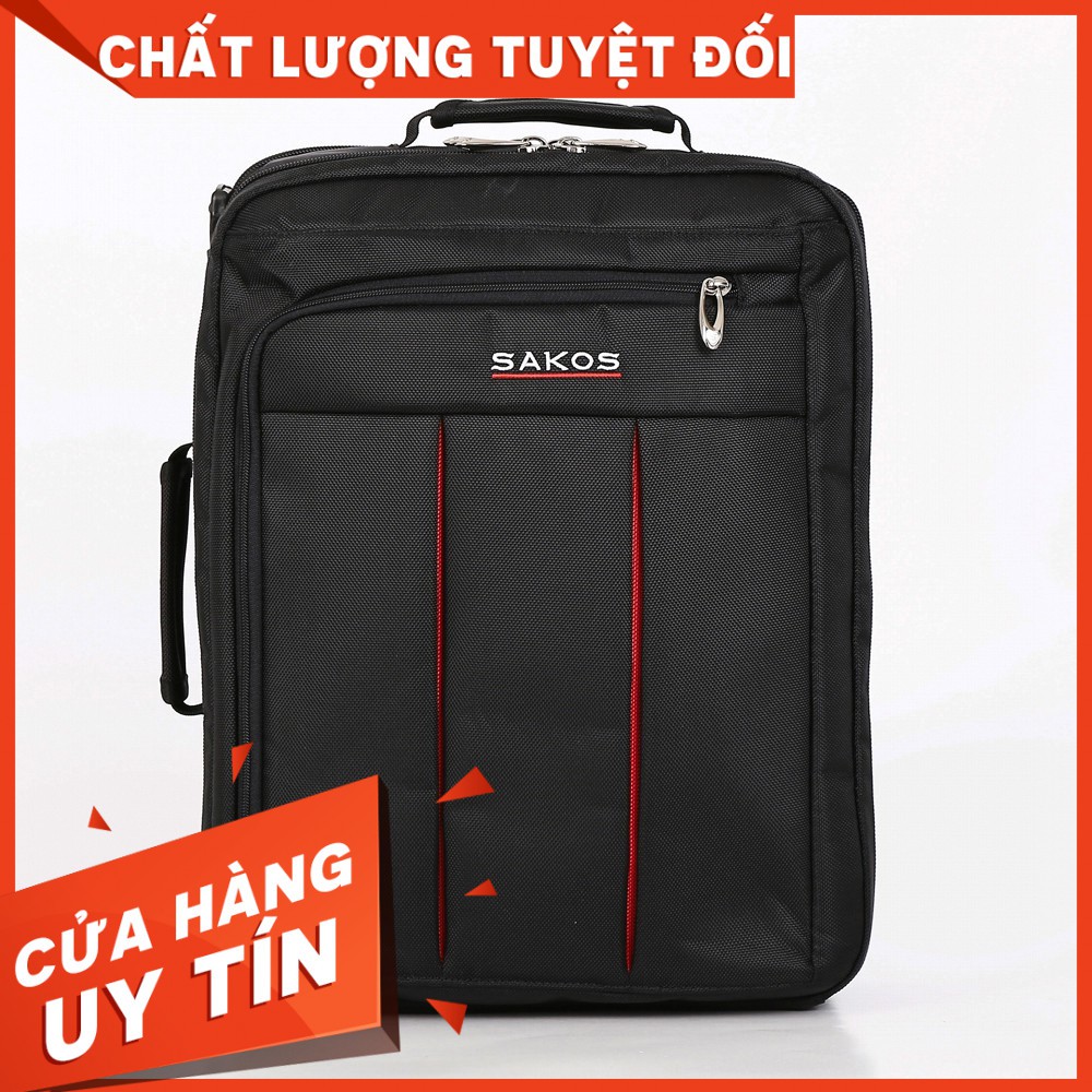 "Sale Sốc"Cặp đa năng SAKOS FLASH 11 (Đen đỏ)