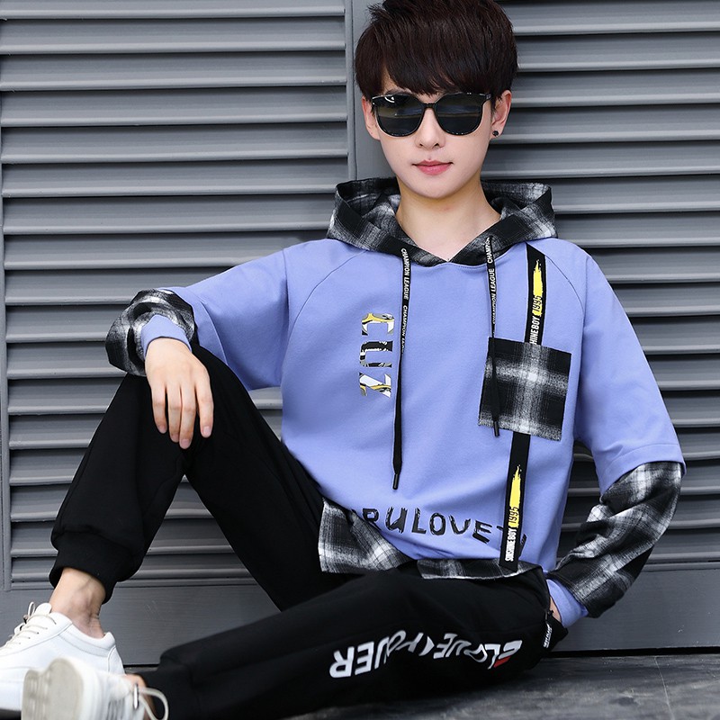 Áo Hoodies Nỉ Nam Thu Đông CUZ Phối Kẻ Sọc Có Mũ Trùm Đầu Thời Trang ZENKODLMEN AO TOP NAM 123